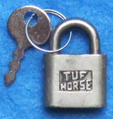 Miniature "TUF HORSE" padlock - Click Image to Close